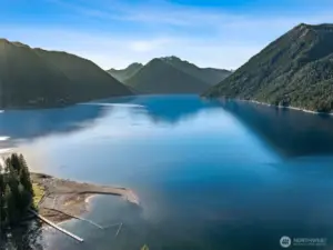 Lake Cushman in the Olympic Mountains