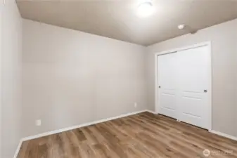 Nice size closet in primary room.