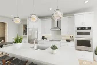 Kitchen- For marketing purposes only. Colors and features may vary.