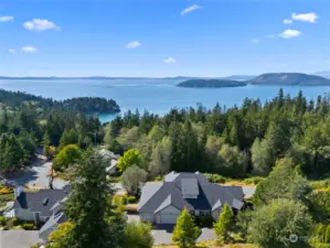 This shows the proximity to the sparkling waters of Puget Sound, Allen and Burrows Islands and Biz Point boat launch.