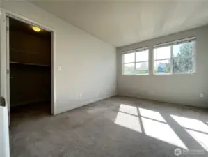 Bedroom 1 with walk-in closet