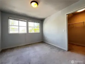 Bedroom 2 with walk-in closet