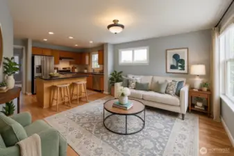 Virtual staging