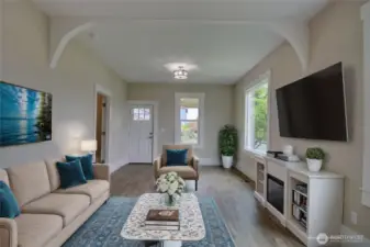 Living room - Virtually staged