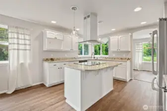 Eating area within the kitchen!