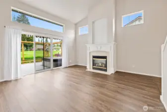Perfect for entertaining! Lots of windows! Large room and great floorplan! Goes right out to the entertainment deck and hot tub!