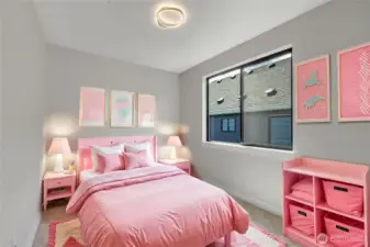 Big & Bright bedrooms! (3)(Photos from lot 9B, digitally staged)