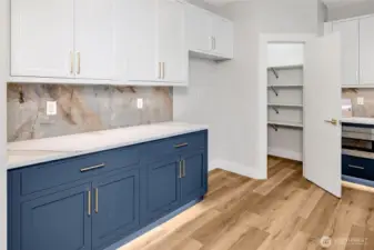 walk-in pantry (Photos from lot 9B)