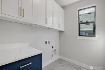Laundry room located upstairs for convenience  (Photos from lot 9B)