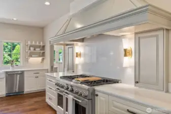 Delight in crafting meals in this chef’s kitchen.