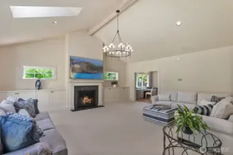 Spacious family room—the perfect setting for memorable movie nights and relaxed entertaining.