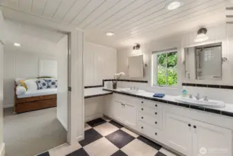 Second of two bathrooms located in the east wing.