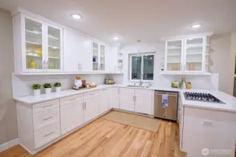 Beautifully designed kitchen fulfills every chef's dream.
