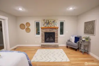 All the suites have fireplaces.