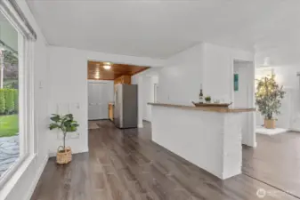 Dining Area Plus Countertop space for decor