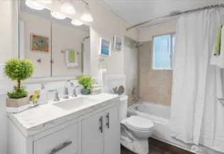 Updated Full Bathroom