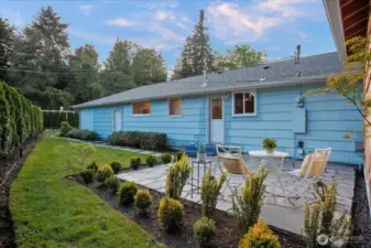 Backyard, Patio is Great for a BBQ