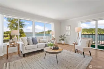 Great Room w/ Views From Every Window