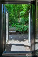 Step out into the garden when you want to take a break from WFH.