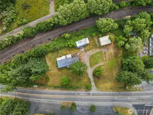 20946 & 20940 Old Hwy 99 Aerial Commercial
