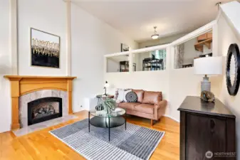 open space in the living room