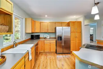 kitchen with space to work