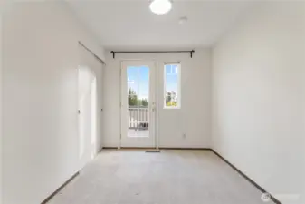 Second floor bedroom2 with deck access
