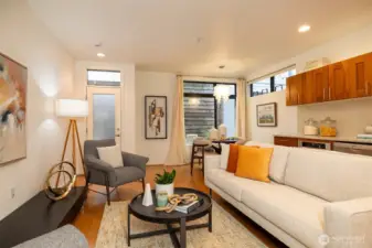 Fresh paint throughout.