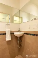 Main floor 1/2 bathroom.