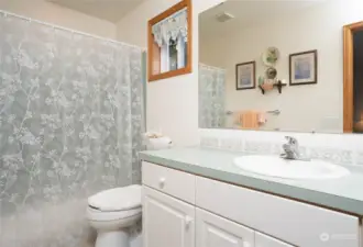 Side B- Full bath in upper bedroom suite