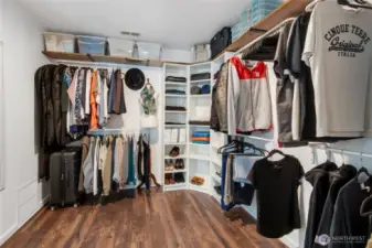 Primary Walk in Closet