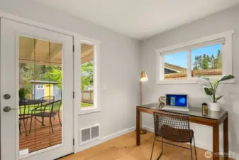 Convenient work from home space!