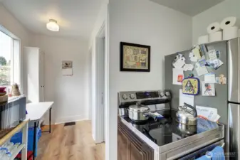Back pantry area of kitchen.