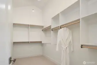 Primary closet