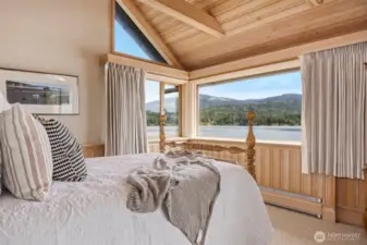 This room feels like "Nantucket" and has all the views of every other room in this home...with more elevation.