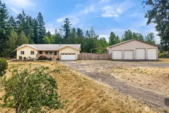 Home, RV carport, and Shop