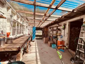 Leads into fully fenced private backyard.