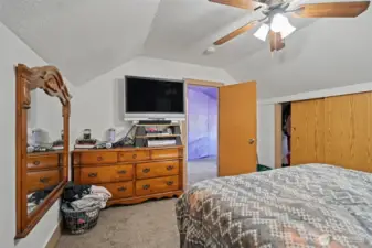 Primary bedroom with large closet