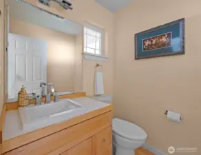 Updated powder bathroom