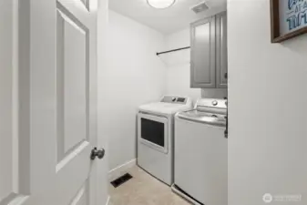 Main floor laundry