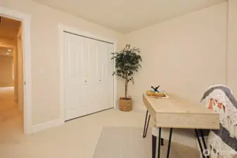 Closet in the 3rd bedroom with storage