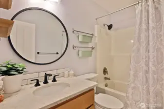 Full bathroom upstairs