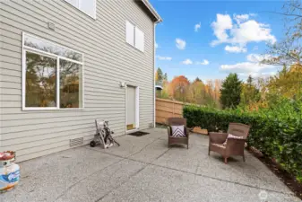 Just outside to the left is a door to some fabulous extra space...