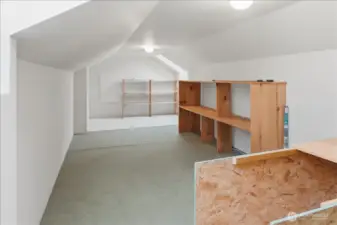 WOW! Imagine the storage in the stand-up attic space!