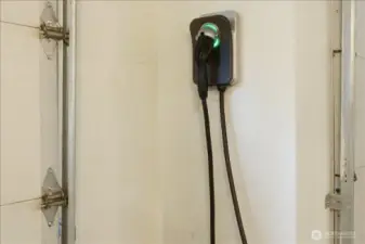 One of two EV stations.