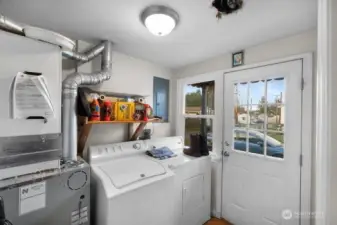 laundry leading to back door