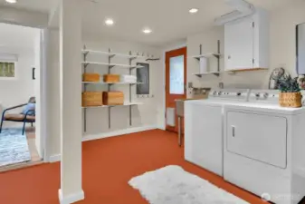Downstairs Laundry Area