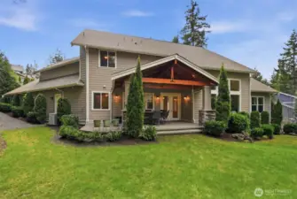 Backside of the house