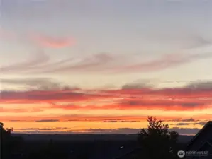 Sunset View From Deck