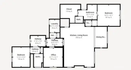 Floor Plan - 2 car garage not showing in floor plan